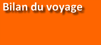 Bilan du voyage
